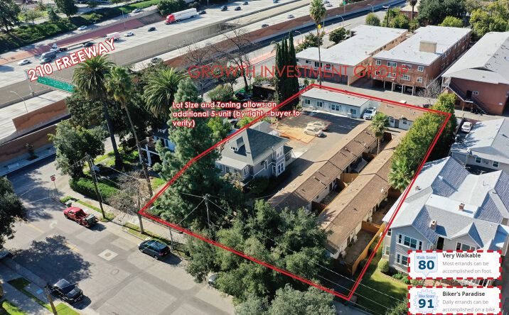 Pictures of Multifamily property located at 405 -411 N Euclid Ave, Pasadena, CA 91101 for sales - image #1