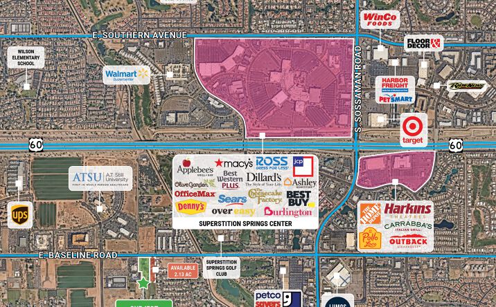 Pictures of Land property located at 6035 E Baseline Rd, Mesa, AZ 85206 for sales - image #1