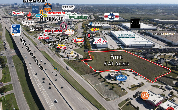 Pictures of Land property located at 5200 State Hwy 121, Lewisville, TX 75056 for sales - image #1