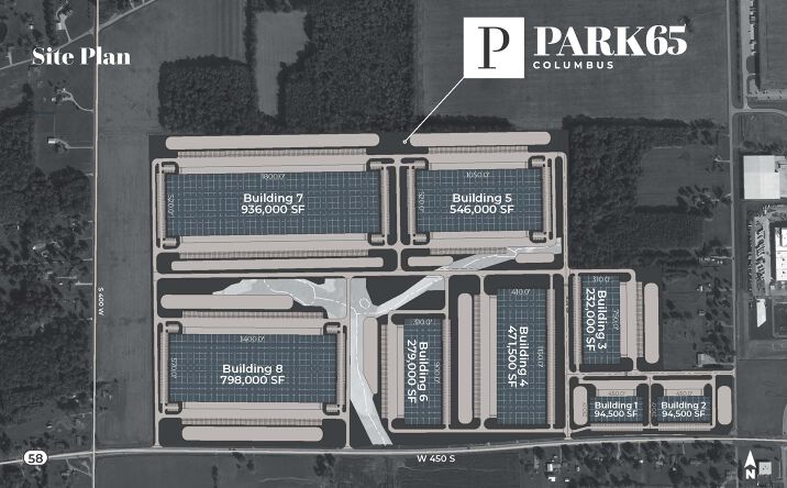 Pictures of Industrial, Land property located at NEC S 400 W & SR 58, Columbus, IN 47201 for sales - image #1