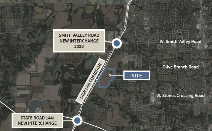 Pictures of Land property located at I-69 and Olive Branch Rd, Greenwood, IN 46143 for sales - image #1