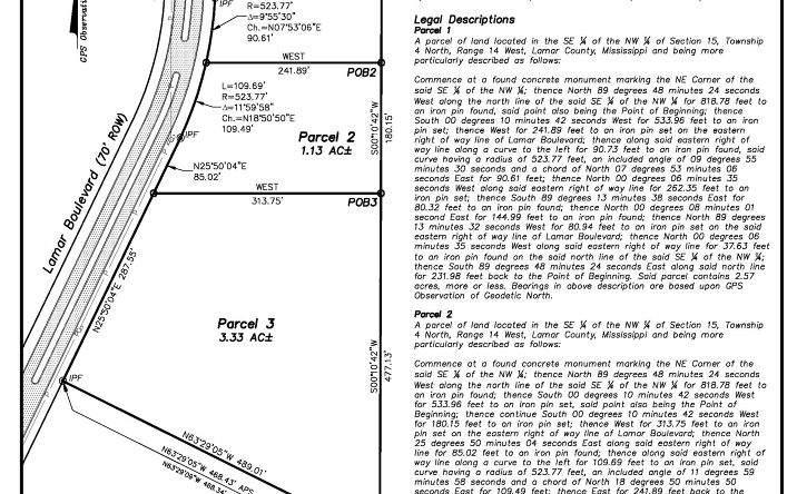 Pictures of Land property located at 2.57 Acres Lamar Blvd, Hattiesburg, MS 39402 for sales - image #1