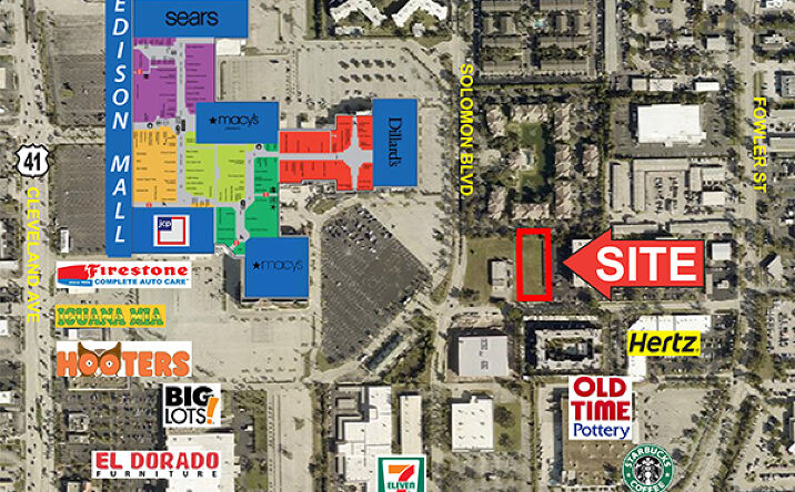 Pictures of Land property located at 2337 E Mall Dr, Fort Myers, FL 33901 for sales - image #1
