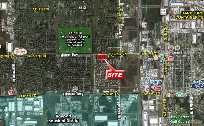 Pictures of Land property located at Sec of Spencer Hwy & Winburn Tide Ln, La Porte, TX 77571 for sales - image #1