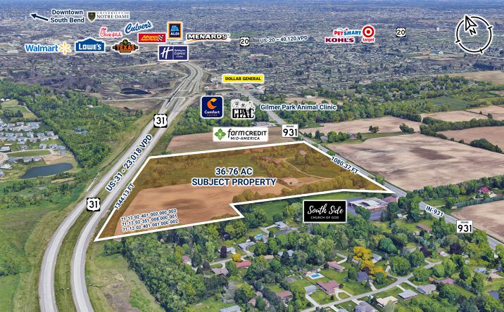 Pictures of Land property located at 7151 IN-931, South Bend, IN 46614 for sales - image #1