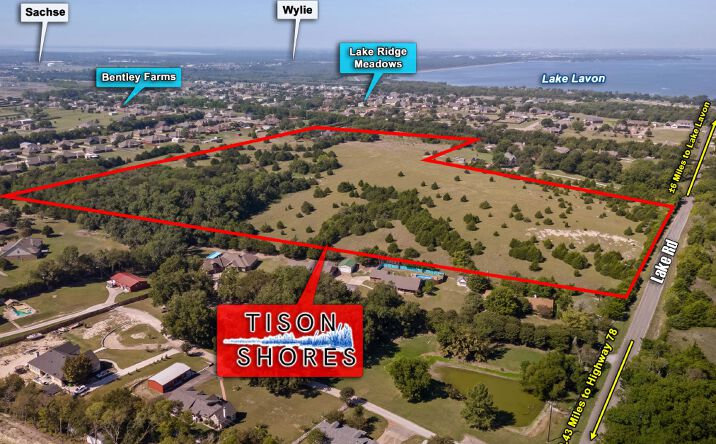 Pictures of Land property located at 486 Lake Rd, Lavon, TX 75166 for sales - image #1