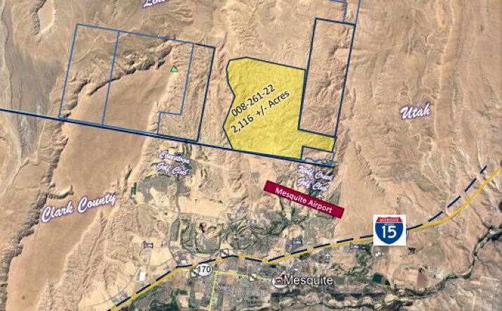 Pictures of Land property located at 2116 Acres north of Mesquite NV, Pioche, NV 89027 for sales - image #1