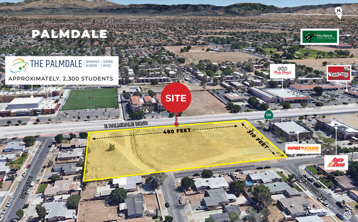 Pictures of Land property located at 3161 E Palmdale Blvd, Palmdale, CA 93550 for sales - image #1