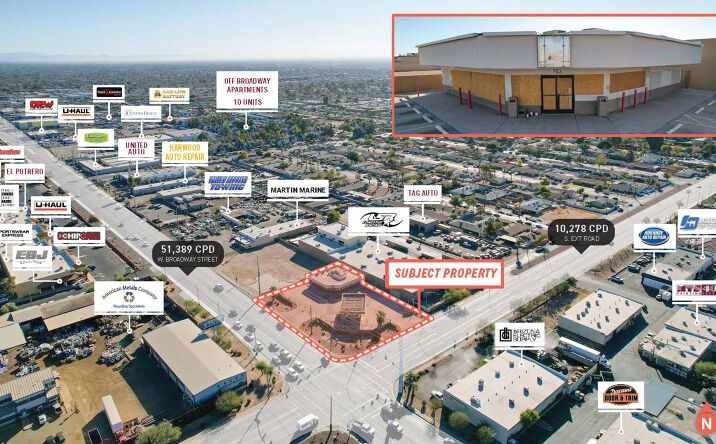 Pictures of Retail property located at 753 W Broadway Rd, Mesa, AZ 85210 for comps - image #1