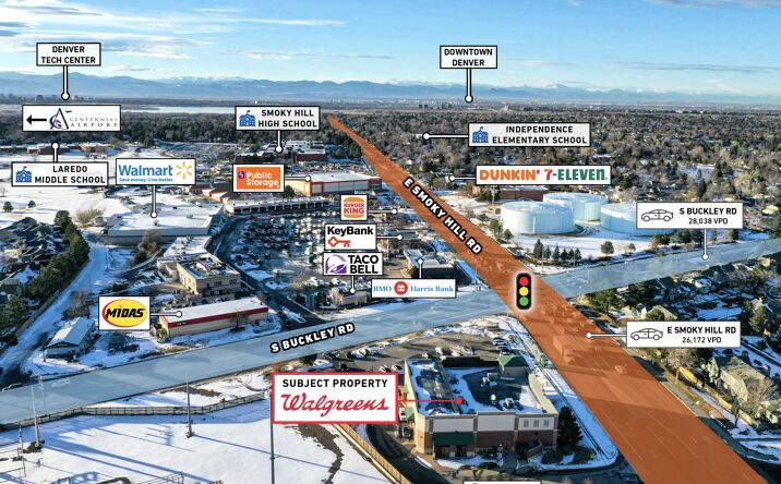 Pictures of Retail property located at 16950 E Smoky Hill Rd, Centennial, CO 80015 for sales - image #1