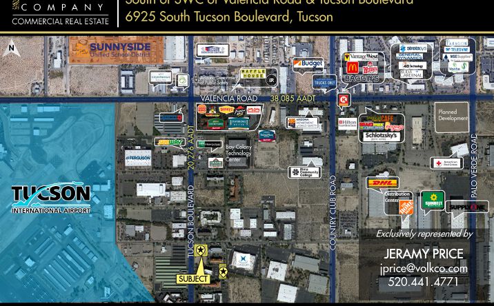 Pictures of Industrial, Land property located at 6925 S Tucson Blvd, Tucson, AZ 85756 for sales - image #1