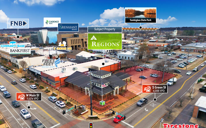 Pictures of Retail property located at 331 W Main St, Tupelo, MS 38804 for sales - image #1