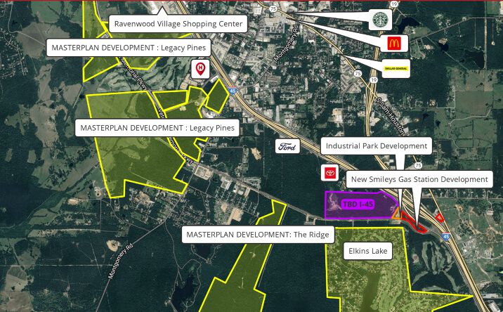 Pictures of Land property located at TBD I-45, Huntsville, TX 77340 for sales - image #1
