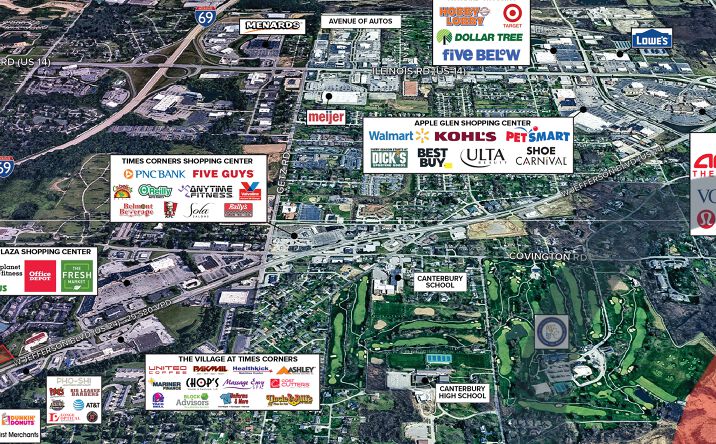 Pictures of Land, Office, Retail property located at 6722 W Jefferson Blvd, Fort Wayne, IN 46804 for sales - image #1