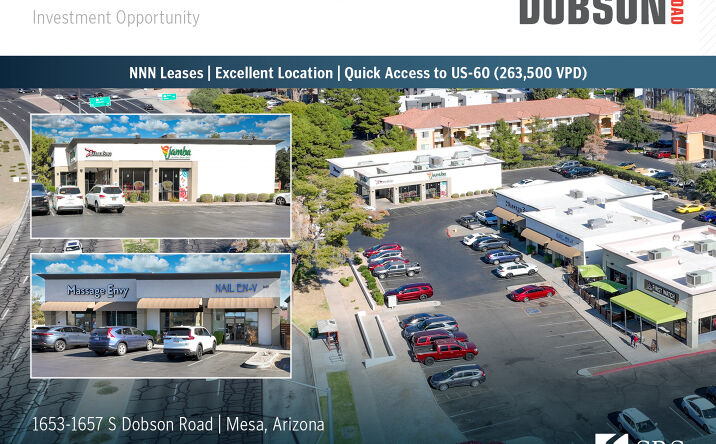 Pictures of Retail property located at 1653-1657 S Dobson Road, Mesa, AZ 85202 for comps - image #1