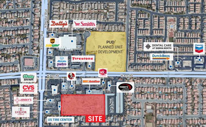 Pictures of Land property located at SEC W Ann Rd & N Decatur Blvd, North Las Vegas, NV 89031 for sales - image #1