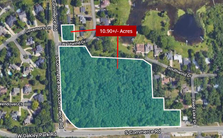 Pictures of Land property located at 3070 S. Commerce Road, Commerce Township, MI 48390 for sales - image #1