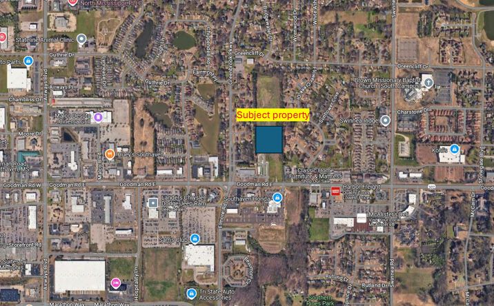 Pictures of Land, Self Storage property located at 0 Goodman Rd E, Southaven, MS 38671 for sales - image #1