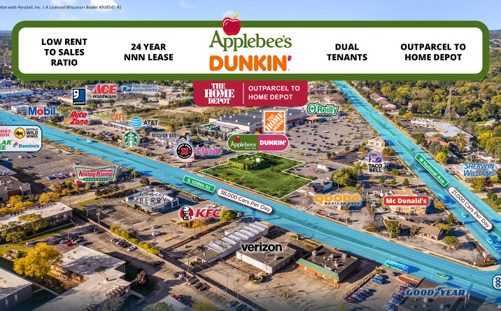 Pictures of Retail property located at 2865 S 108th St, West Allis, WI 53227 for sales - image #1