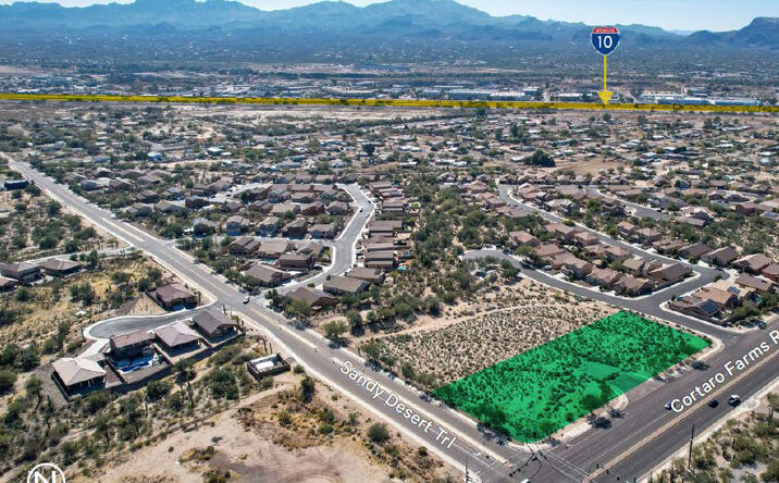 Pictures of Land property located at SWC Cortaro Farms Rd & Sandy Desert Trail, Marana, AZ 85742 for sales - image #1
