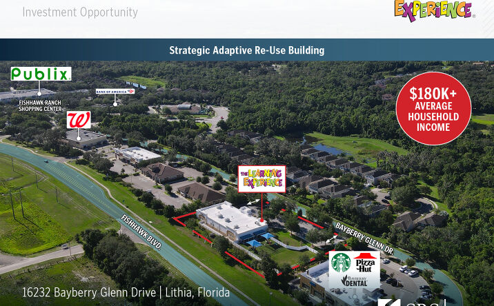 Pictures of Retail property located at 16232 Bayberry Glenn Dr, Lithia, FL 33547 for sales - image #1