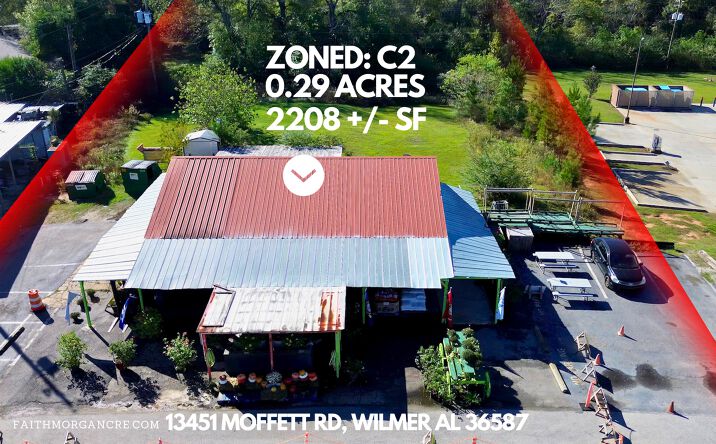 Pictures of Mixed Use, Office, Retail, Special Purpose property located at 13451 Moffett Rd, Wilmer, AL 36587 for sales - image #1