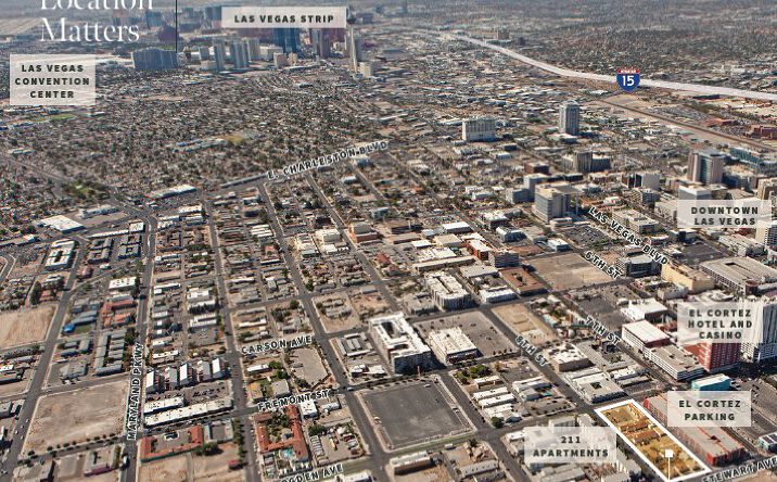 Pictures of Land property located at 208 N 8th St, Las Vegas, NV 89101 for sales - image #1