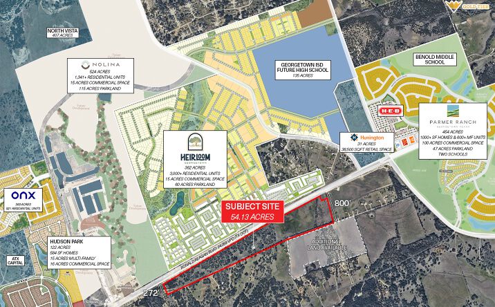 Pictures of Land property located at Ronald Reagan Blvd, Georgetown, TX 78633 for sales - image #1