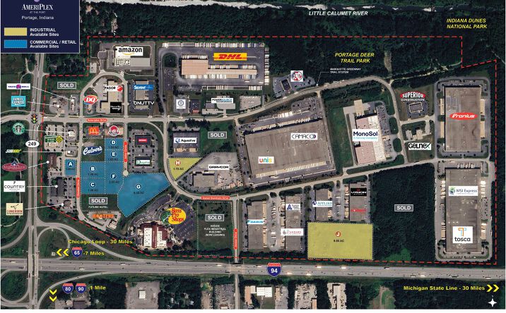 Pictures of Land property located at 6324 Ameriplex Dr, Portage, IN 46368 for sales - image #1
