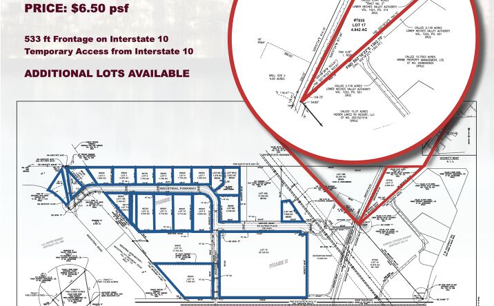 Pictures of Industrial property located at Interstate 10 Industrial Park Lot 17, Beaumont, TX 77702 for sales - image #1