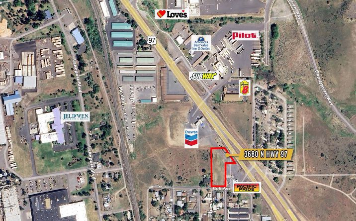 Pictures of Retail, Land property located at 3680 N HWY 97, Klamath Falls, OR 97601 for sales - image #1