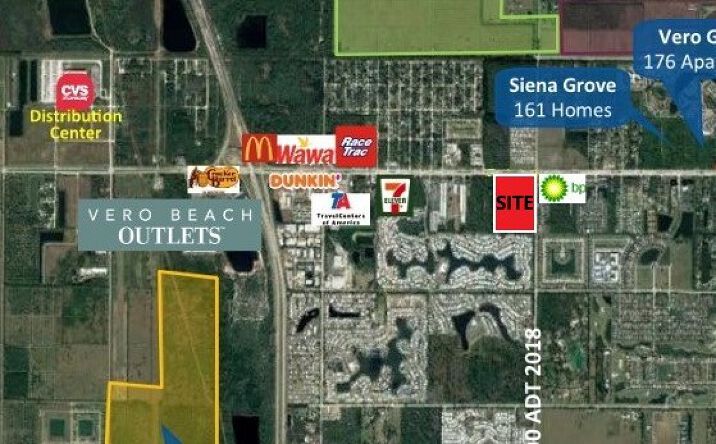 Pictures of Land, Mixed Use, Multifamily, Office, Retail property located at 8201 20th St, Vero Beach, FL 32966 for sales - image #1