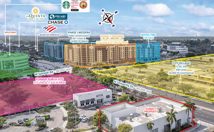 Pictures of Office, Retail property located at 3481 N University Dr, Coral Springs, FL 33065 for sales - image #1
