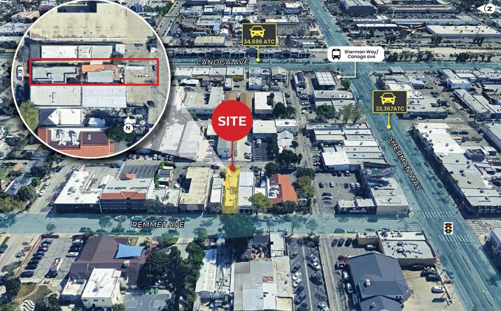 Pictures of Industrial, Multifamily, Office, Retail property located at 7230 Remmet Ave, Canoga Park, CA 91303 for sales - image #1