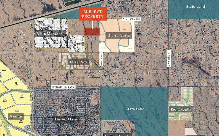 Pictures of Land property located at Peak View Rd & Dixileta, Surprise, AZ, Surprise, AZ 85361 for sales - image #1