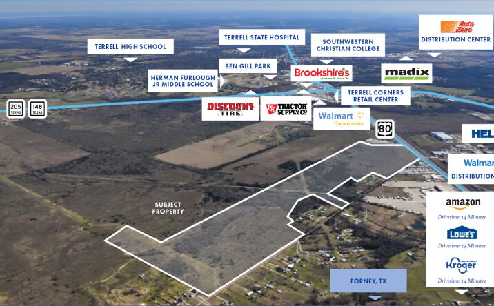 Pictures of Land property located at Hwy 80 and CR 237, Terrell, TX 75160 for sales - image #1
