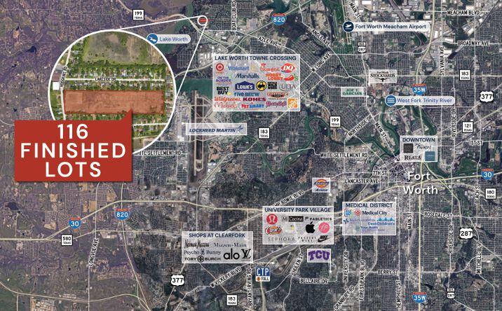 Pictures of Land property located at 4426 Hodgkins Rd, Fort Worth, TX 76135 for sales - image #1