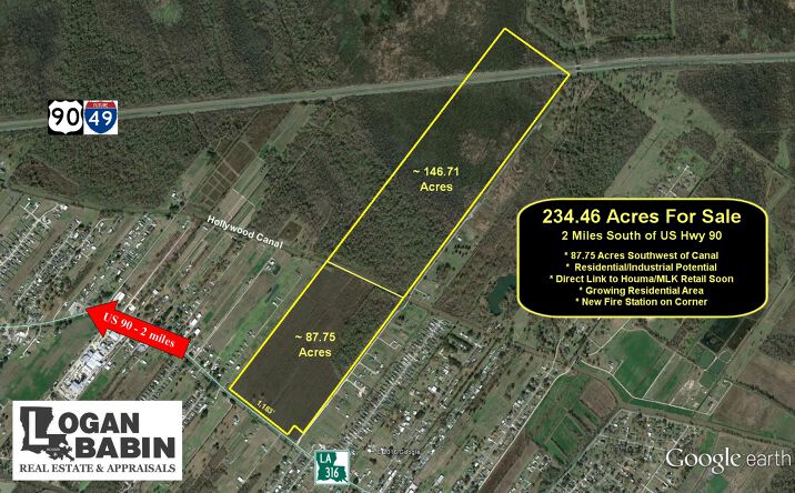 Pictures of Land property located at 2630 LA Highway 316, Houma, LA 70364 for sales - image #1