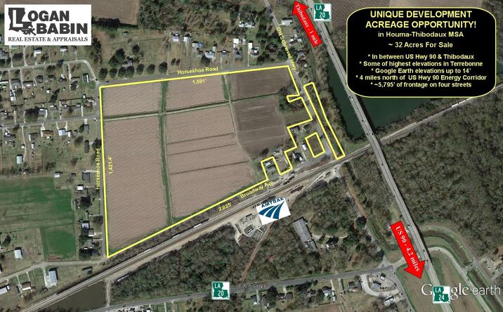 Pictures of Land property located at Horseshoe Rd, Schriever, LA 70395 for sales - image #1