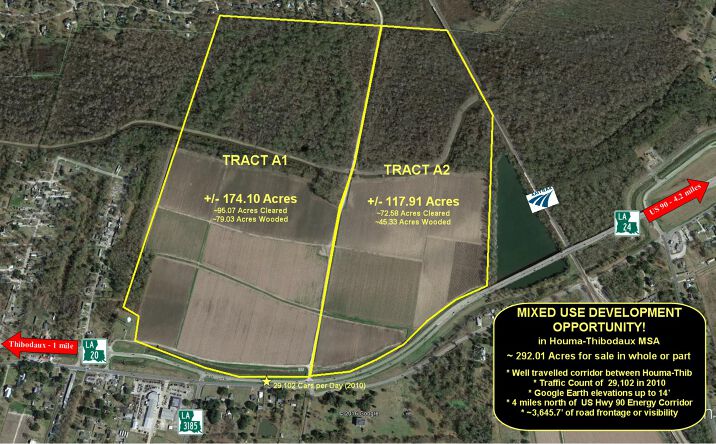 Pictures of Land property located at W Park Ave, Thibodaux, LA 70301 for sales - image #1