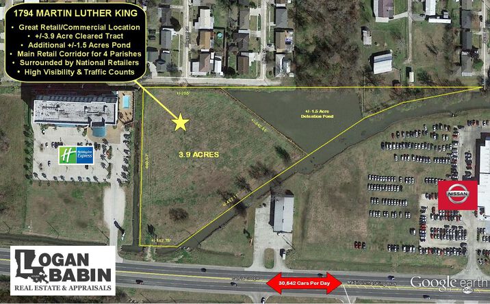 Pictures of Land property located at 1794 Martin Luther King Blvd, Houma, LA 70360 for sales - image #1