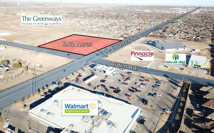 Pictures of Retail, Land property located at NWC of South Coulter & Arden Rd, Amarillo, TX 79119 for sales - image #1