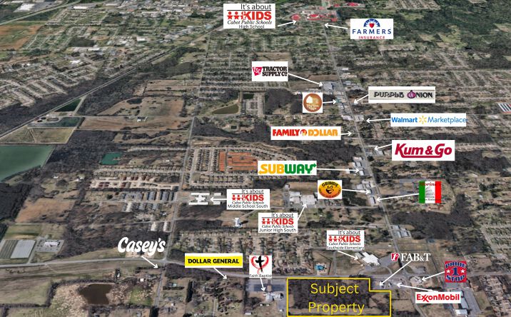 Pictures of Land property located at 141 Bill Foster Memorial Hwy E, Cabot, AR 72023 for sales - image #1
