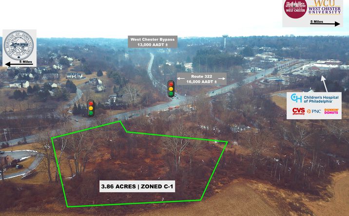 Pictures of Land property located at 806 Downingtown Pike, West Chester, PA 19380 for sales - image #1