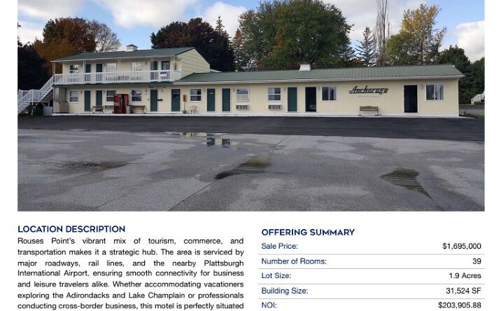 Powertech Rouses Point Ny Hotels, Motels, Restaurants & Hospitality for Sale in Clinton County ...