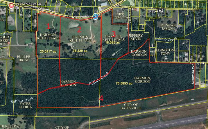 Pictures of Land property located at 823,825, 875 Heber Springs Rd, Batesville, AR 72501 for sales - image #1