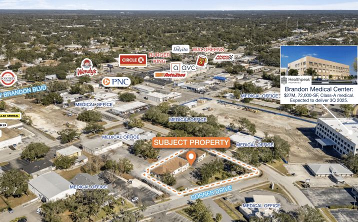 Pictures of Office property located at 502 Corner Dr, Brandon, FL 33511, 504 Corner Dr, Brandon, FL 33511 for sales - image #1