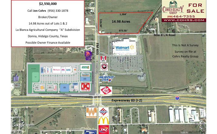 Pictures of Land property located at 2300 N FM 493 Road, Donna, TX 78537 for sales - image #1