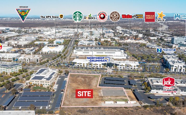 Pictures of Land property located at 9333 Spectrum Center Blvd, San Diego, CA 92123 for sales - image #1