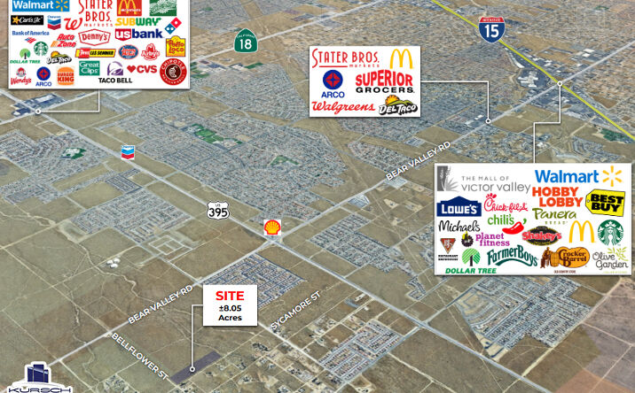 Pictures of Land property located at Sycamore St, Victorville, CA 92393 for sales - image #1
